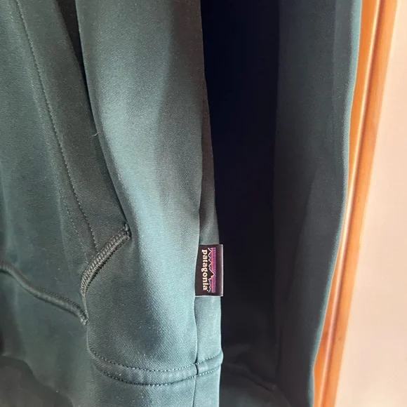 Patagonia Forest Green Hoodie with Logo - Picture 4 of 11